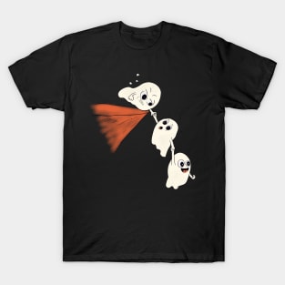 3 ghosts on a cliffhanger T-Shirt